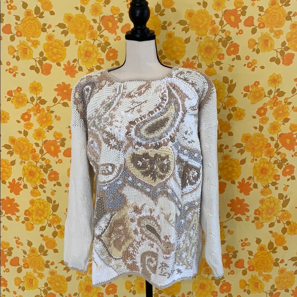 Beautiful True Vintage Heavy Knit Sweater